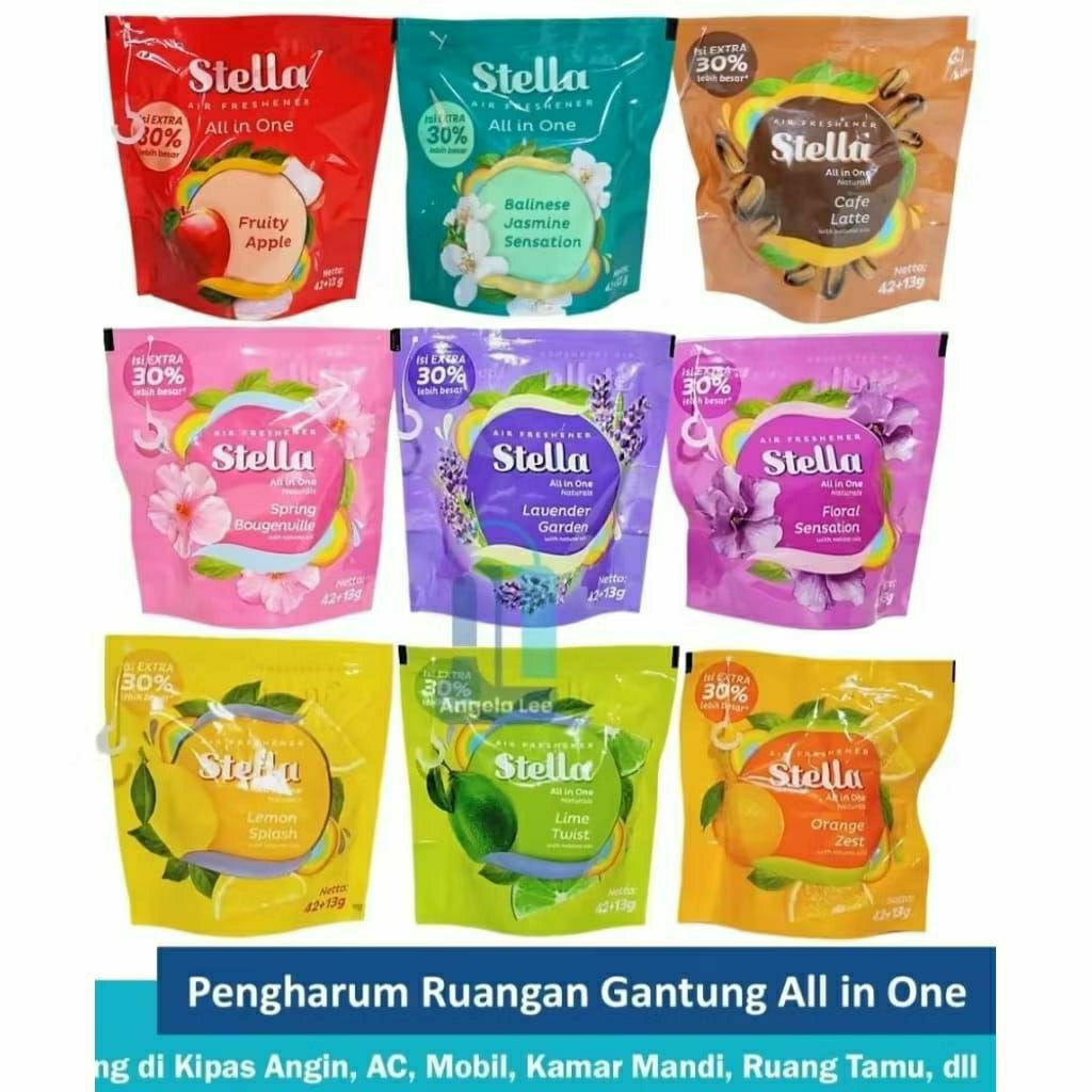 Jual STELLA ALL IN ONE 42gr+13gr PENGHARUM RUANGAN | Shopee Indonesia