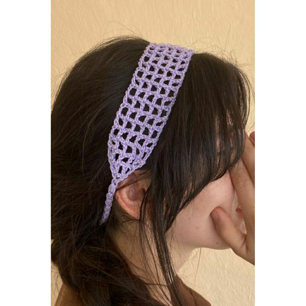 Jual Crochet HEADBAND / BANDO RAJUT POLOS | Shopee Indonesia