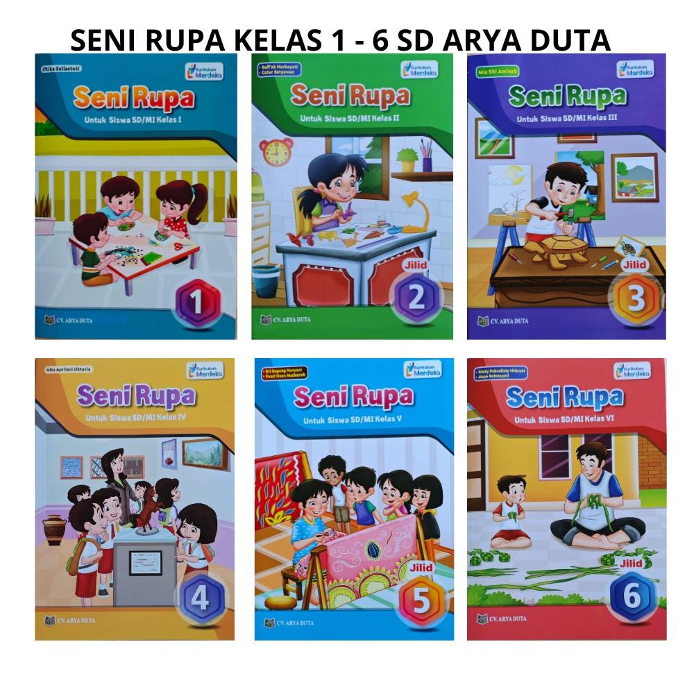 Jual Buku Siswa Seni Rupa Kelas 1 - 6 SD Kurikulum Merdeka Penerbit ...