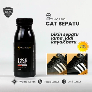 Metamorfid Cat Sepatu Kanvas / Kulit Permanen 100ml