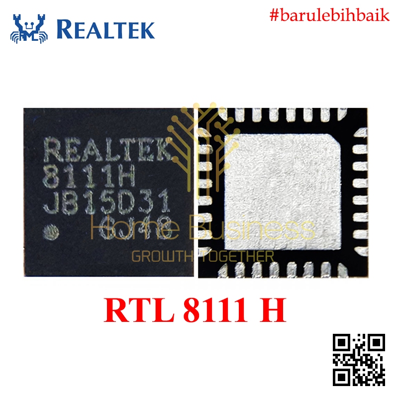 2PCS RTL8111E-VL-CG QFN-48 IC - Integrated Gigabit Ethernet Controller (New)