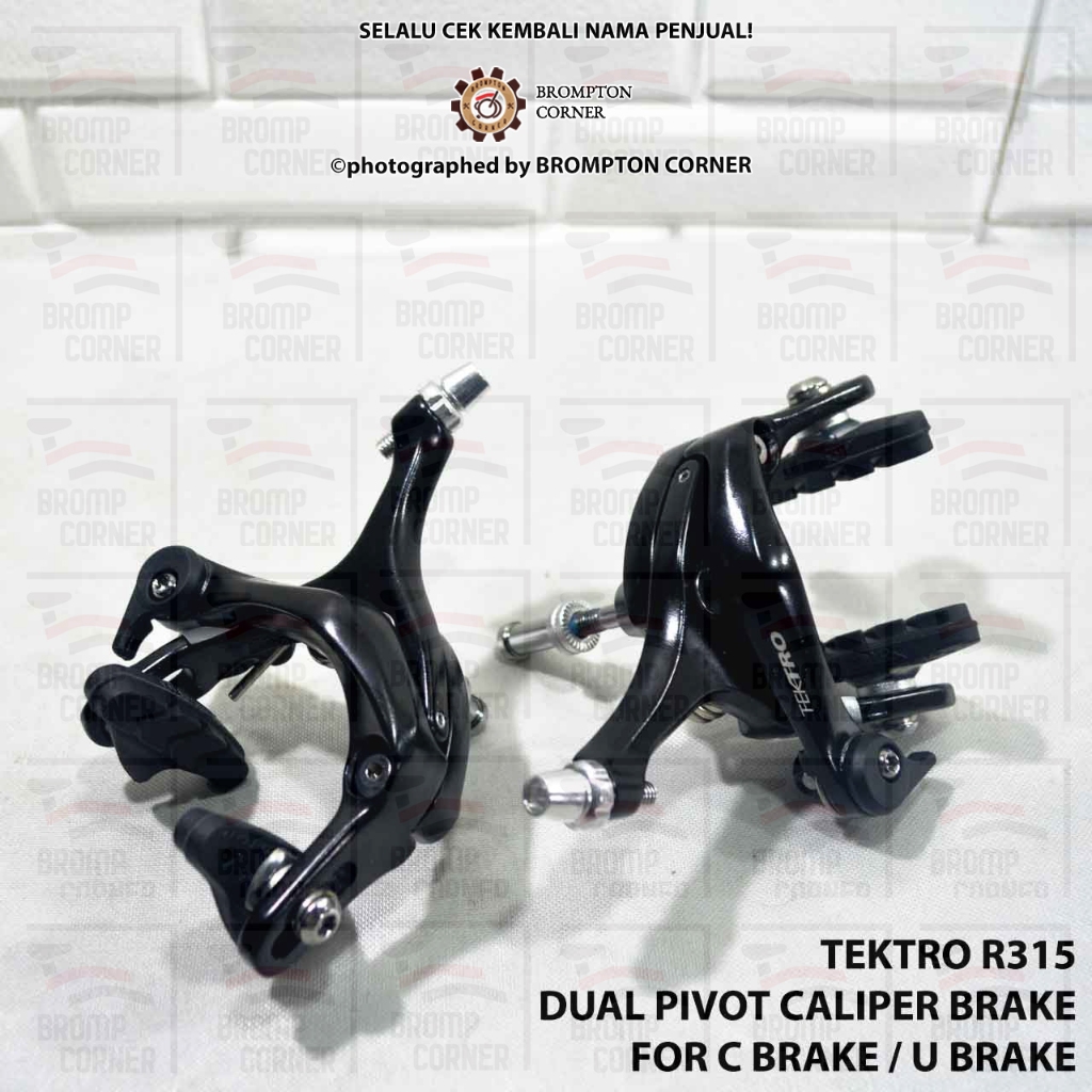 Jual TEKTRO R315 DUAL C BRAKE - U BRAKE FOR ROAD OR FOLDING BIKE ...