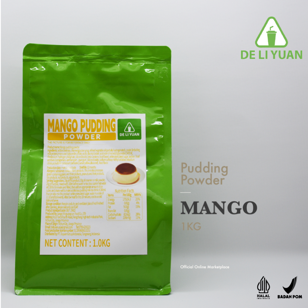 Jual Pudding Powder 1kg | 4 Varian | Bubuk Pudding | Shopee Indonesia