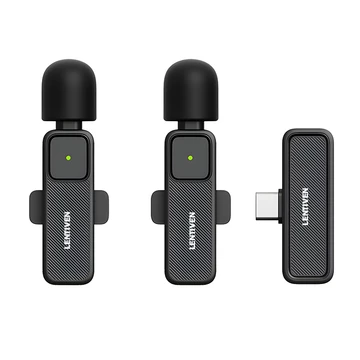 SALYS LENTIVEN Wireless Microphone Mic Wireless Clip On Microphone Mikrofon Lavalier HP Plug