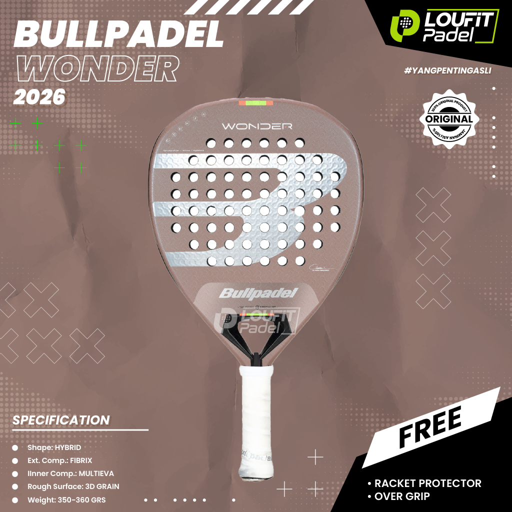 Jual Racket Padel BULLPADEL WONDER (2026) by Claudia Fernández | Raket ...