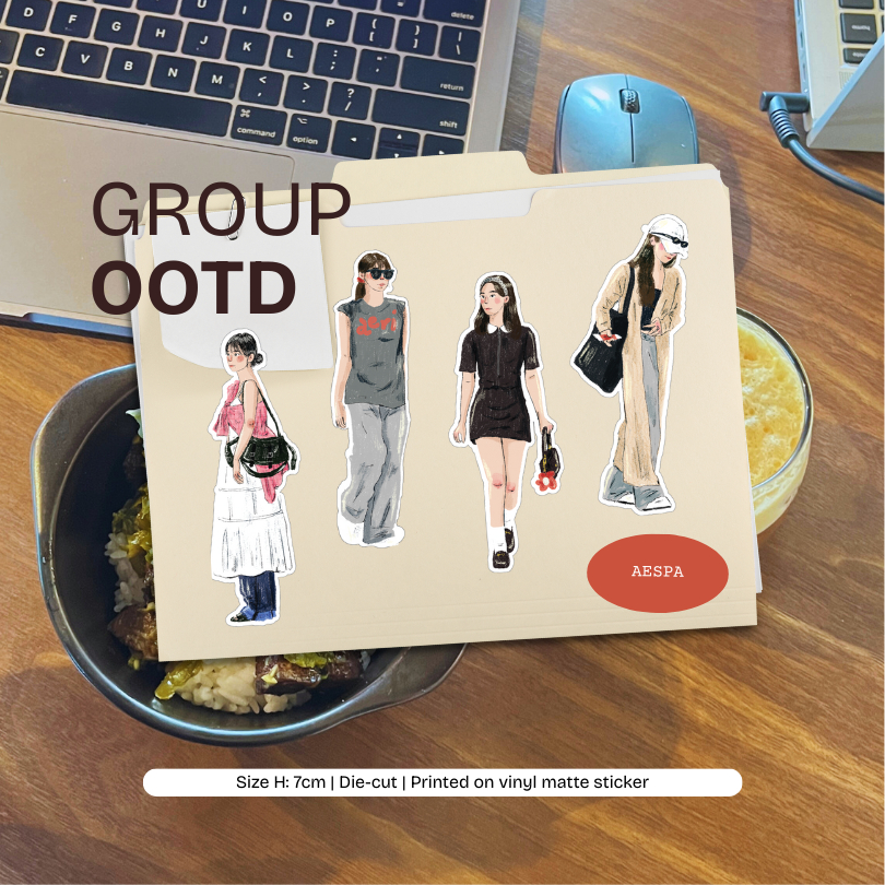 Jual sticker set kpop group ootd (fanmade) | Shopee Indonesia