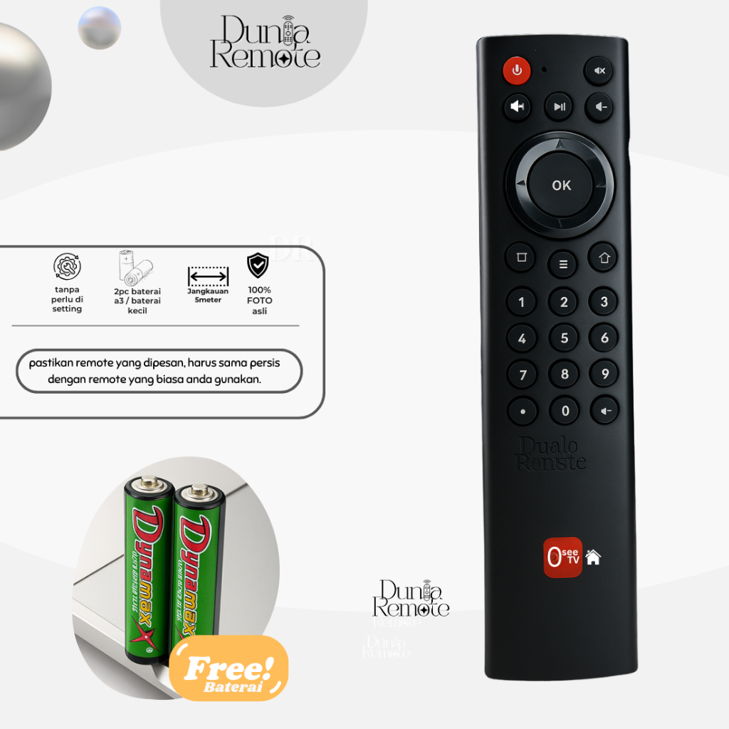 Jual Remot Remote Tv Box Set Top Box Indi Usee Ztee New OseeTV USEETV ...