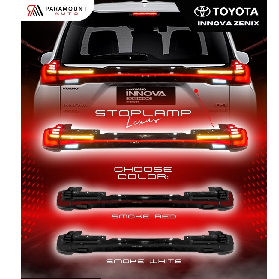 Jual STOPLAMP INNOVA ZENIX 2023 - 2025 SMOKE LEXUS STYLE TAIL LAMP LED ...