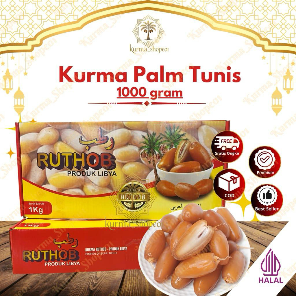 Jual Kurma muda ruthob libya ukuran 1kg | Shopee Indonesia