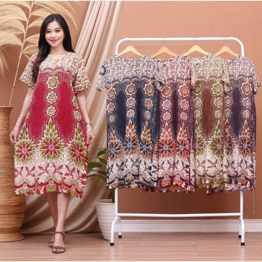Jual PAKET USAHA DASTER 100rb Dapat 5pcs Daster rayon santung ld 110 cm ...