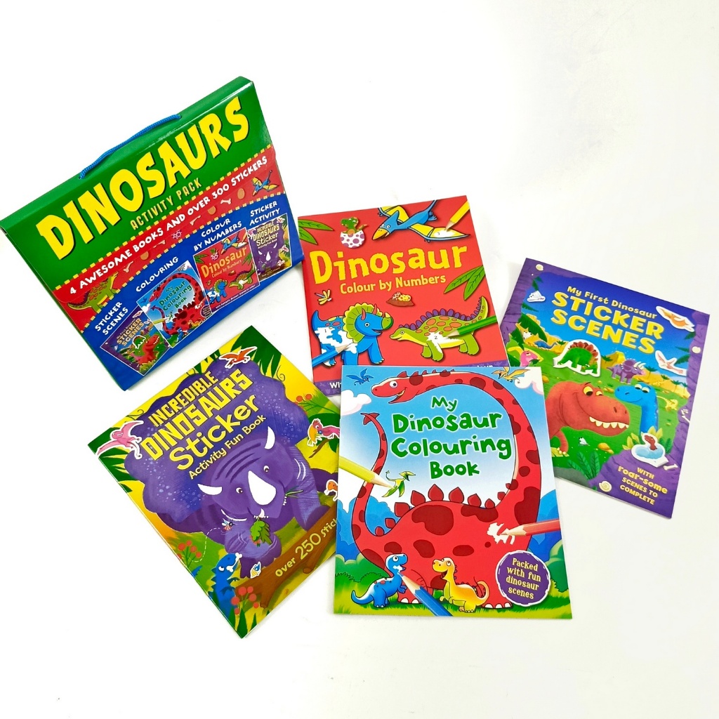 Jual ORIGINAL Dinosaurs Activity Pack - Leon Books | Shopee Indonesia