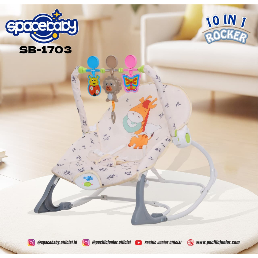 Baby Bouncer Toddlers Rocker New Born To Toddlers Baby Portable