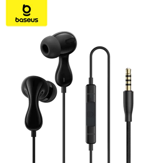 Baseus Encok HZ20 Headset Handsfree 3.5mm Wired Earphone Mic