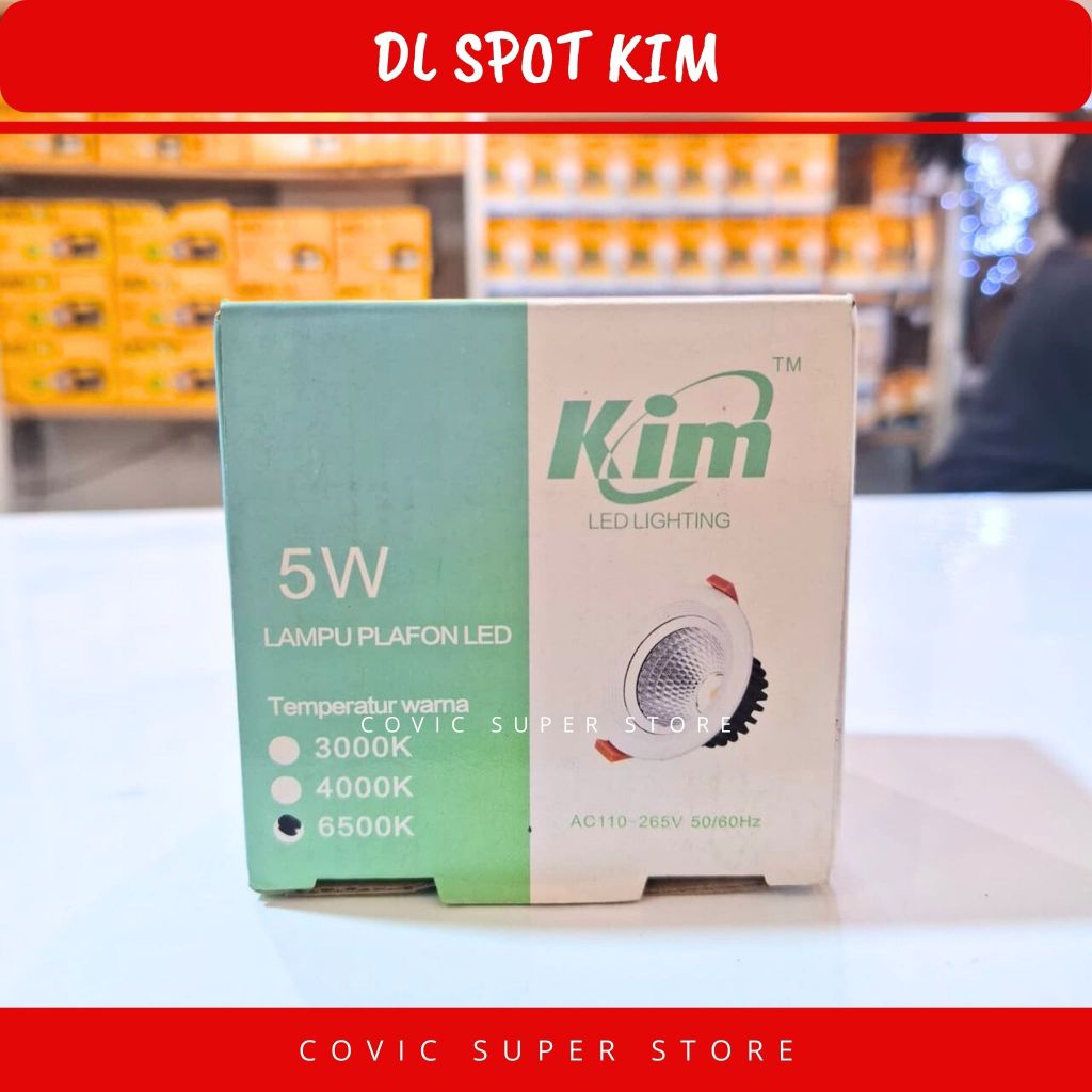Jual KIM LED LIGHTHING 5W LAMPU PLAFON LED | Shopee Indonesia