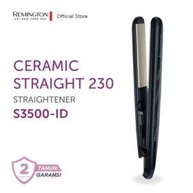 Remington Catokan Pelurus Rambut Ceramic Straight 230 S3500 Hitam