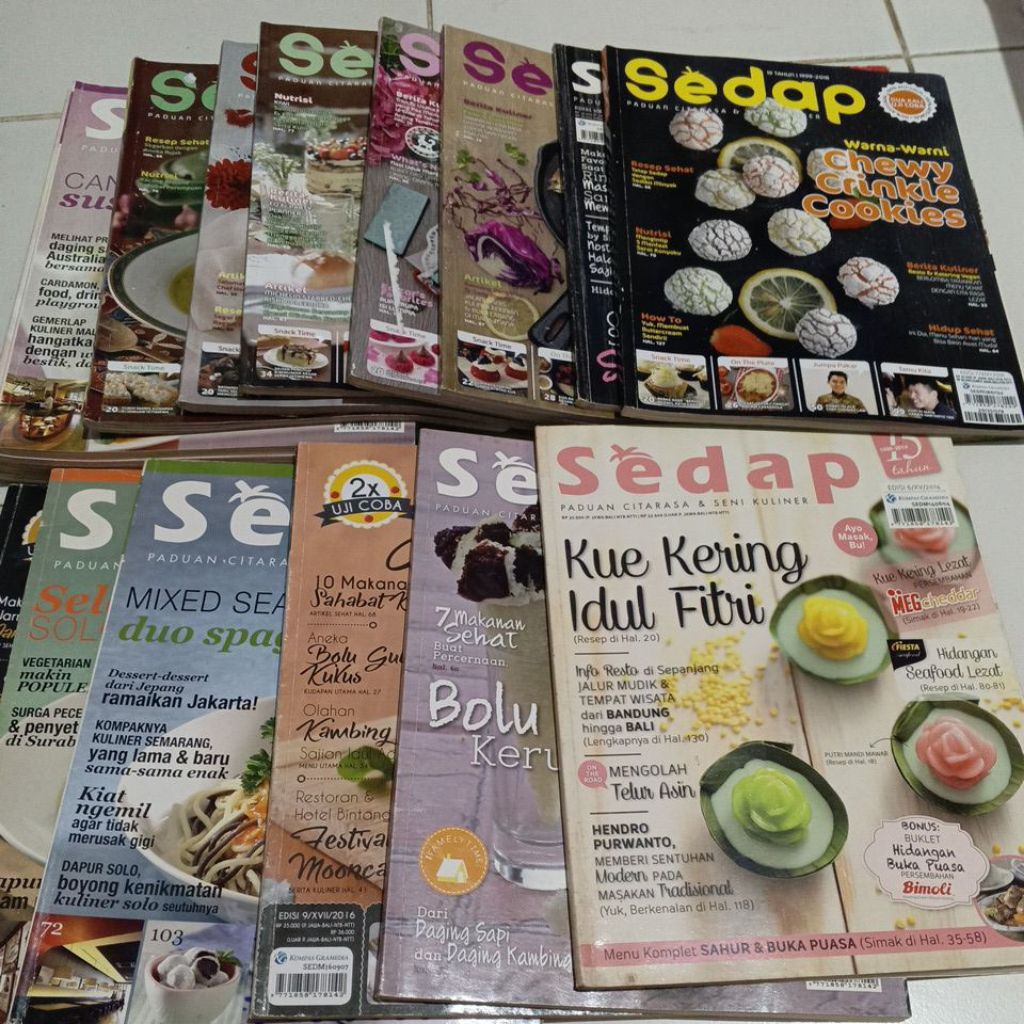 Jual Majalah sedap paduan cita rasa & seni kuliner | Shopee Indonesia