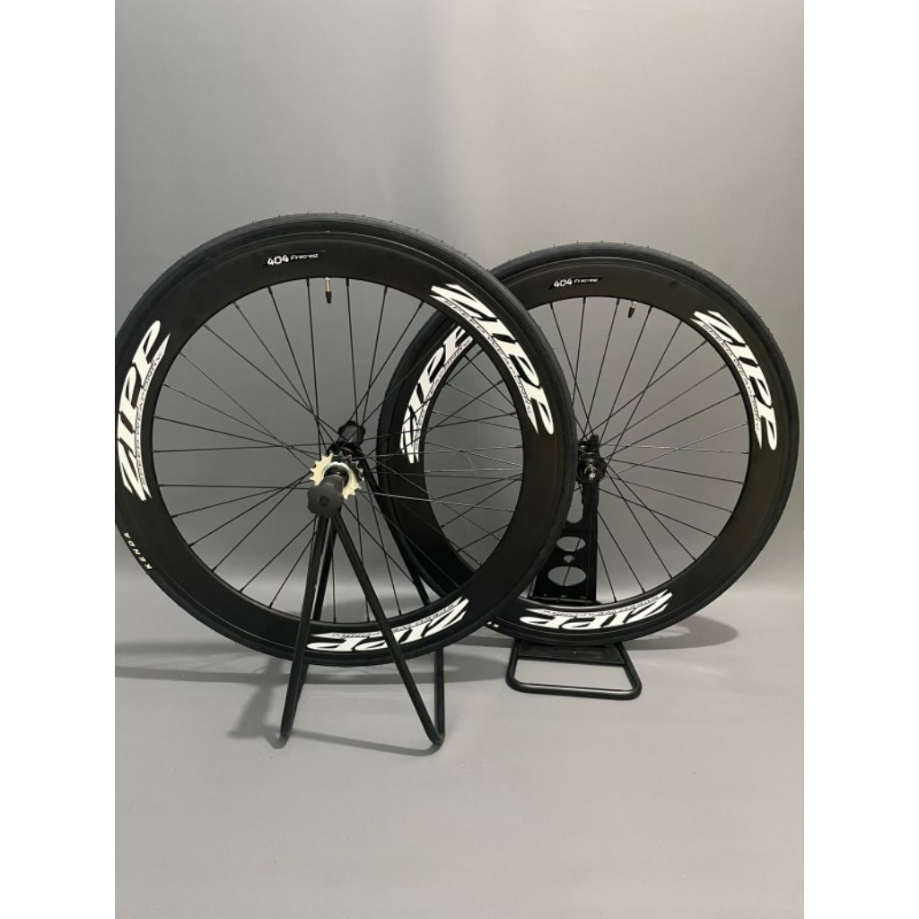 Jual Wheelset / velg Fixie decal zipp 700C 60mm doltrap Bearing Super ...
