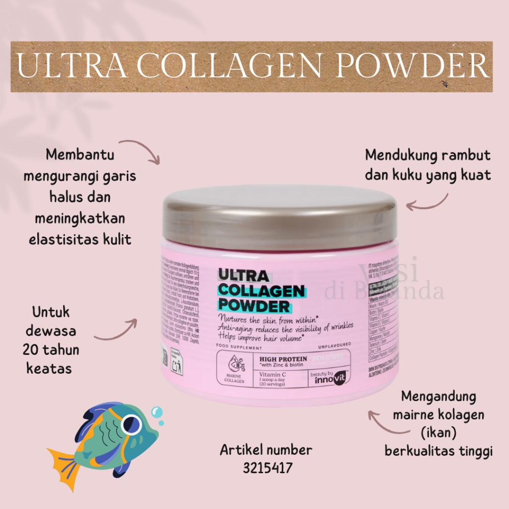 Jual INNOVIT ULTRA MARINE COLLAGEN POWDER ORIGINAL BELANDA | Shopee ...