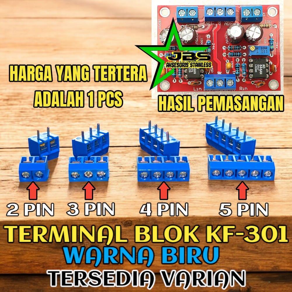Jual TERMINAL BLOCK CONNECTOR PCB - MERAH BIRU HIJAU KF-301 - 15A, 5 ...
