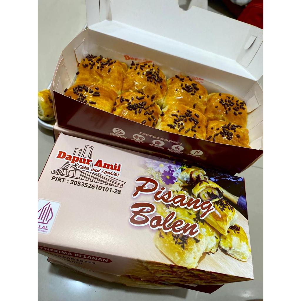 Jual Box kemasan bolen custom ukuran 20x12x5cm (minimal order 1000 pcs ...