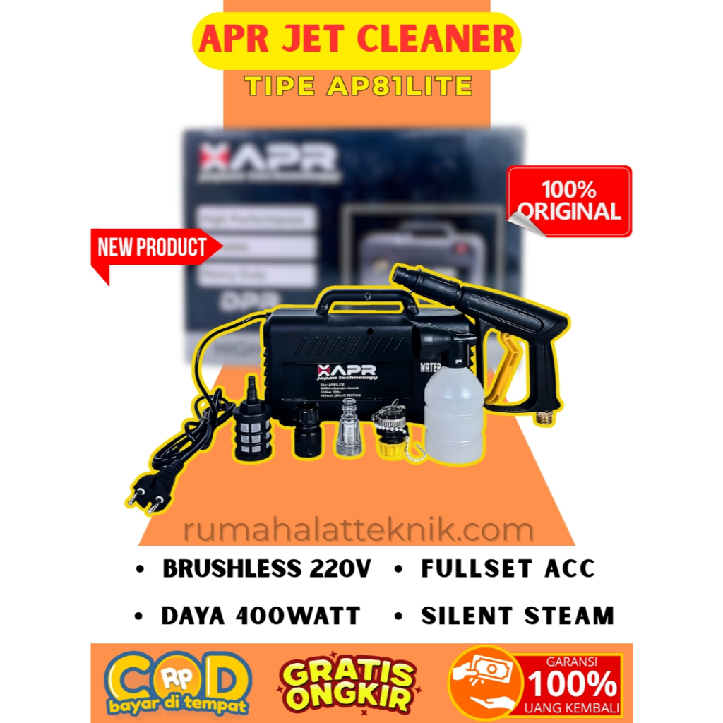 Jual APR AP81 lite Steam cuci mobil motor ac jet cleaner semprot air ...