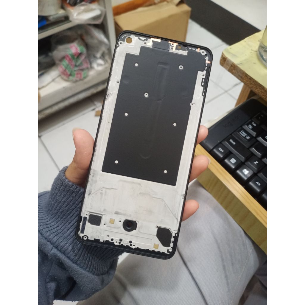 Jual FRAME LCD/TULANG TATAKAN LCD/MIDDLE LCD OPPO RENO 6 4G/RENO 5 4G ...