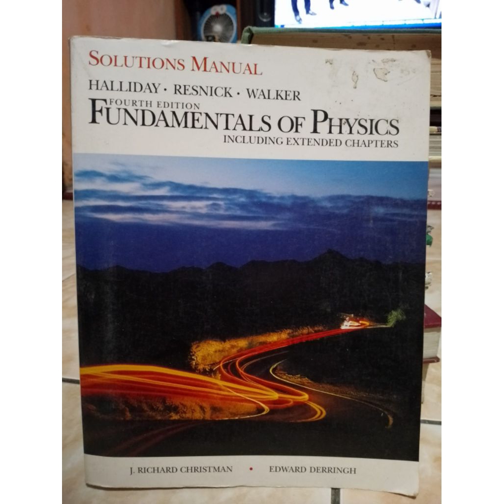 Jual SOLUTIONS MANUAL FUNDAMENTALS OF PHYSICS FOURTH EDITION ...