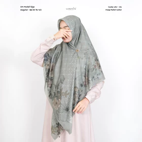 Uwais Laviora Scarf Series Kerudung Segi Empat Voal Ultrafine Lasercut Premium Hijab Motif