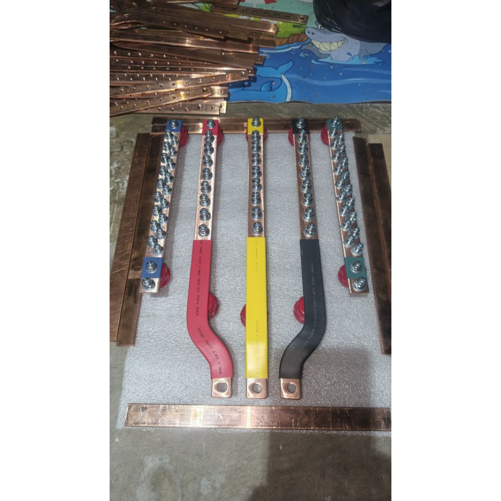 Jual BUSBAR 3×20 RSTN + GROUND PANJANG 35CM UNTUK MCCB 125A | Shopee ...
