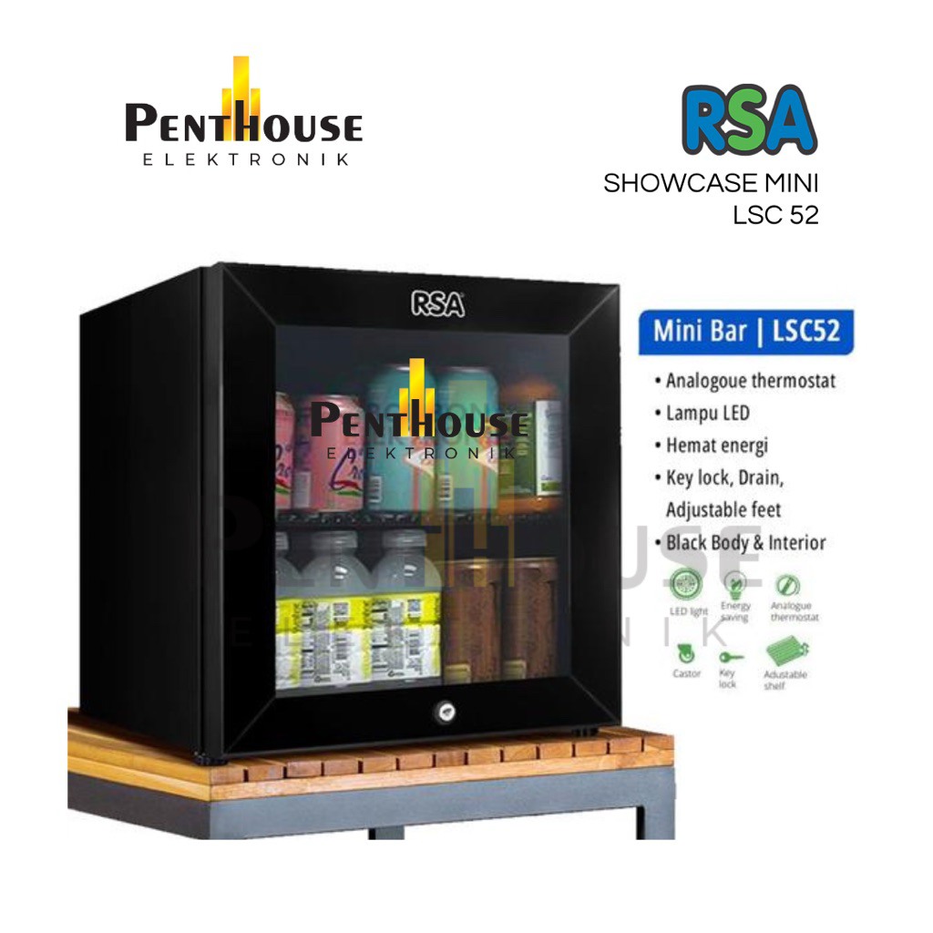 Jual [INSTANT] RSA Mini Showcase Portable 52L LSC-52 / LSC52 Display ...