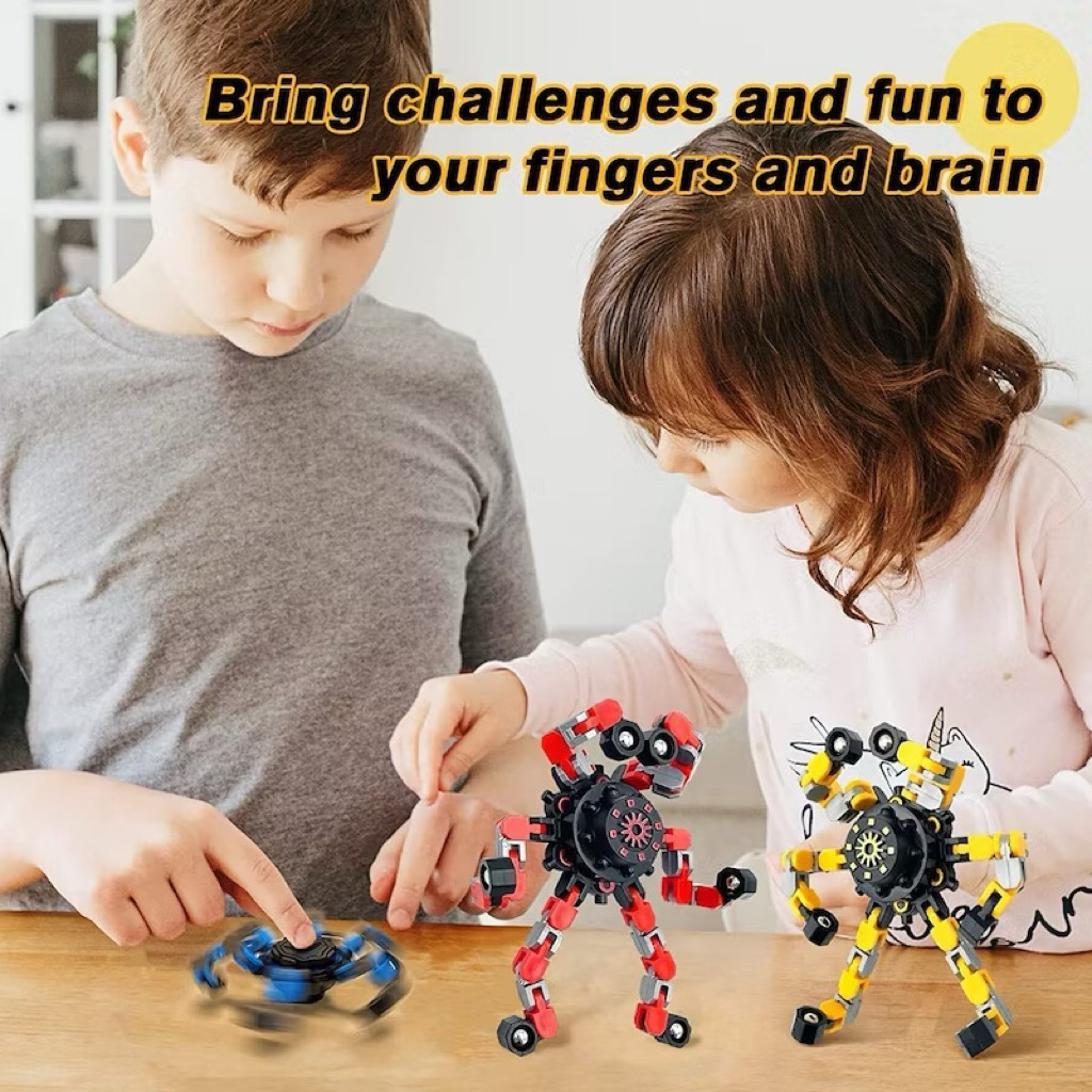 Jual MAINAN FINGERTIP SPINNER TRANSFORMER-SPINNER AUTO ROBOT-SPINNER 3D ...