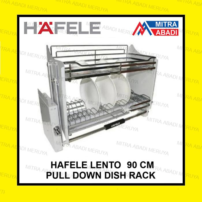 Jual Hafele Lento Pull Down Dish Rack 90 cm Elevator Basket Rak Piring ...