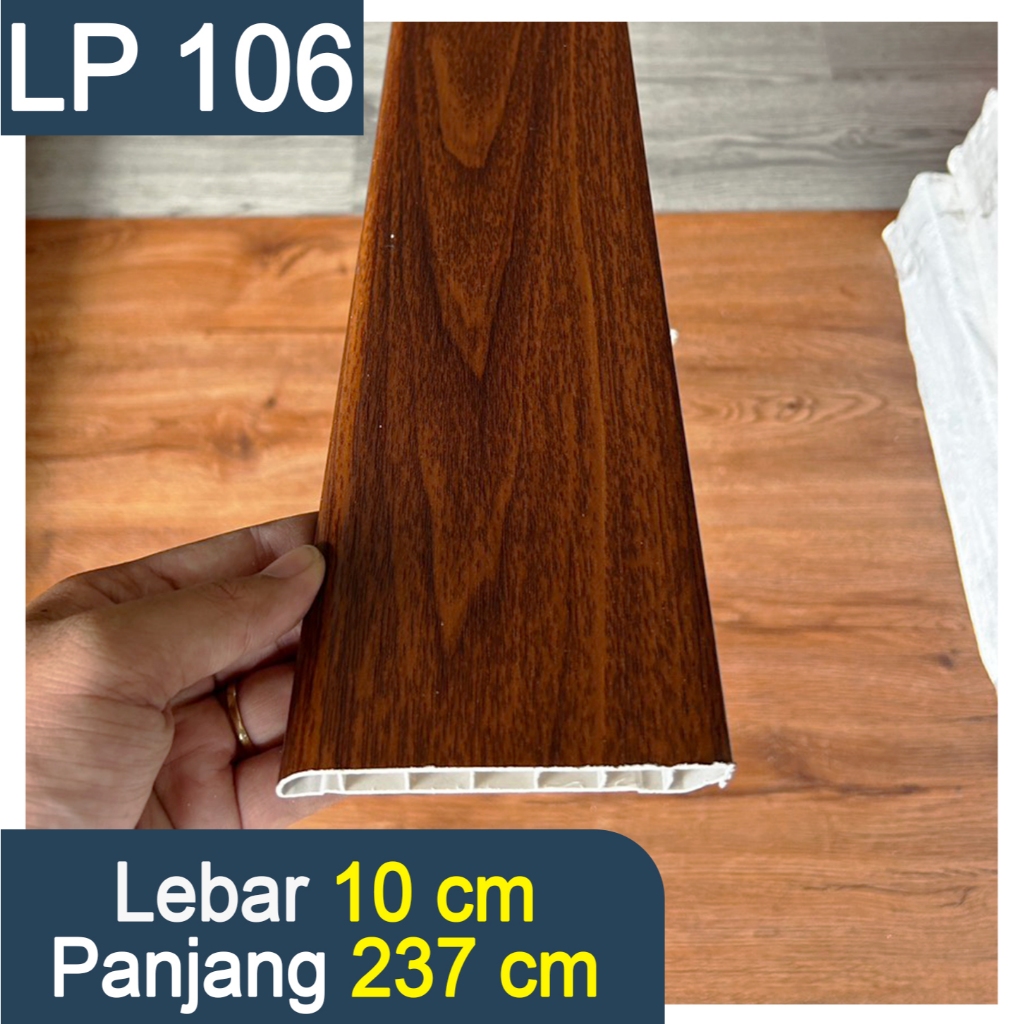 Jual LIST PVC/PLINT LIST PLANK/SKIRTING LIST LANTAI KAYU VINYL 237 CM ...