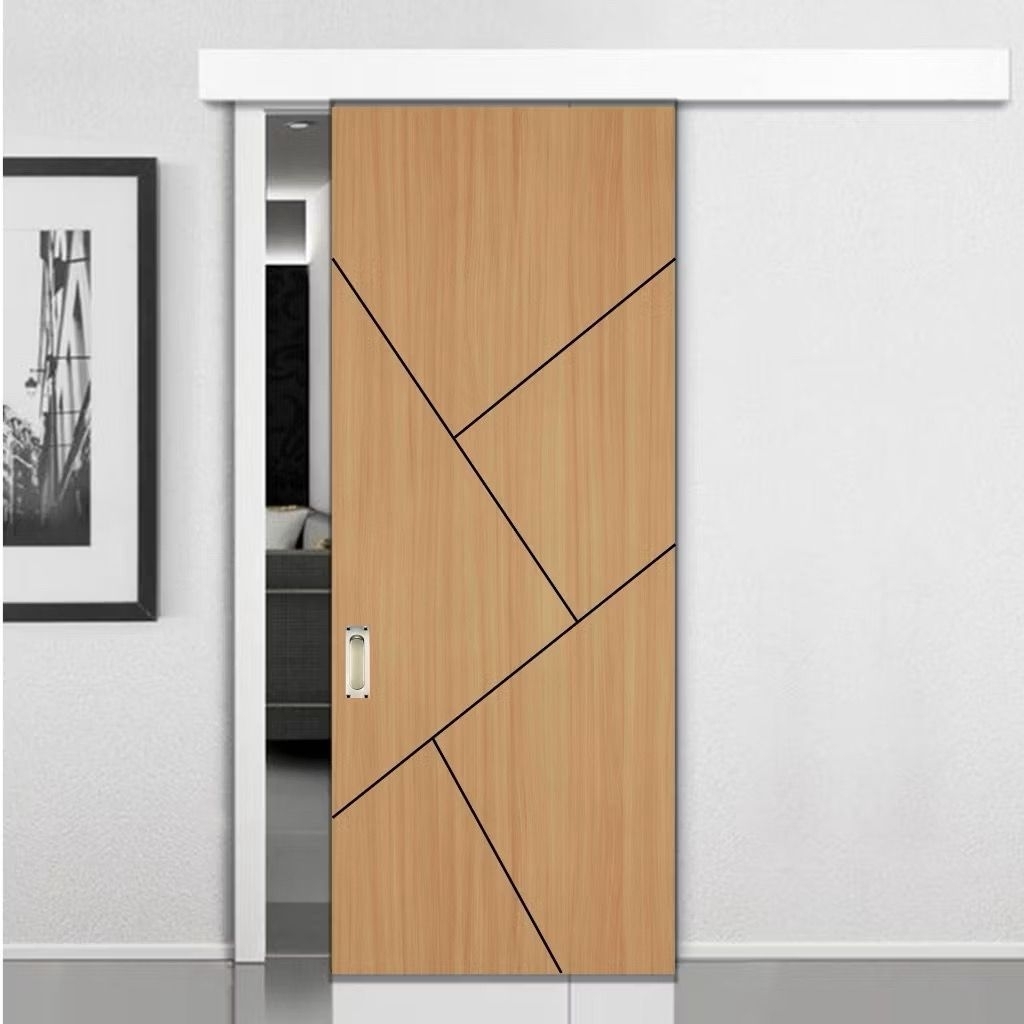 Jual satu set pintu Sleding/Geser dari daun pintu, rel sliding, kunci ...