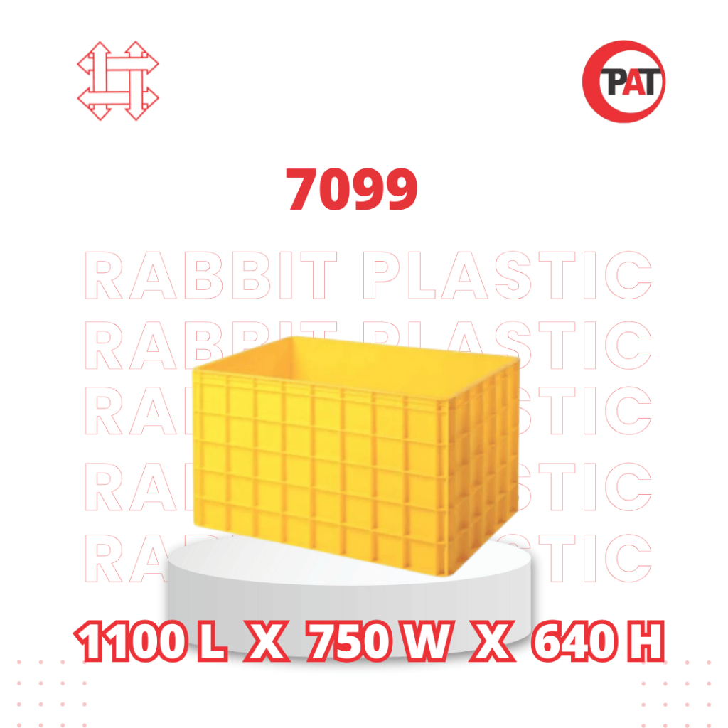 Jual Box Container Plastik 528 Liter Rabbit 7099 Container Box Besar ...