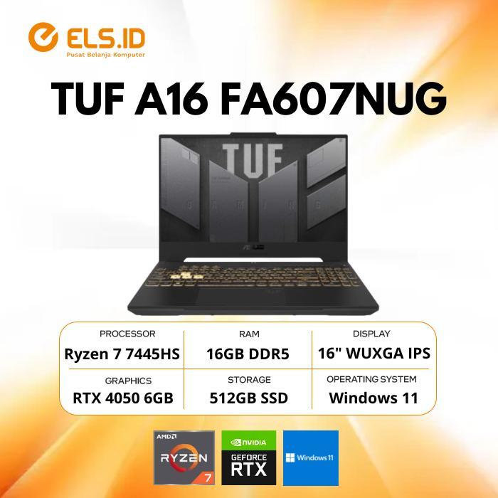 Jual Asus TUF Gaming A16 FA607NUG-R745J6M-HM Ryzen 7 7445HS 16GB SSD ...