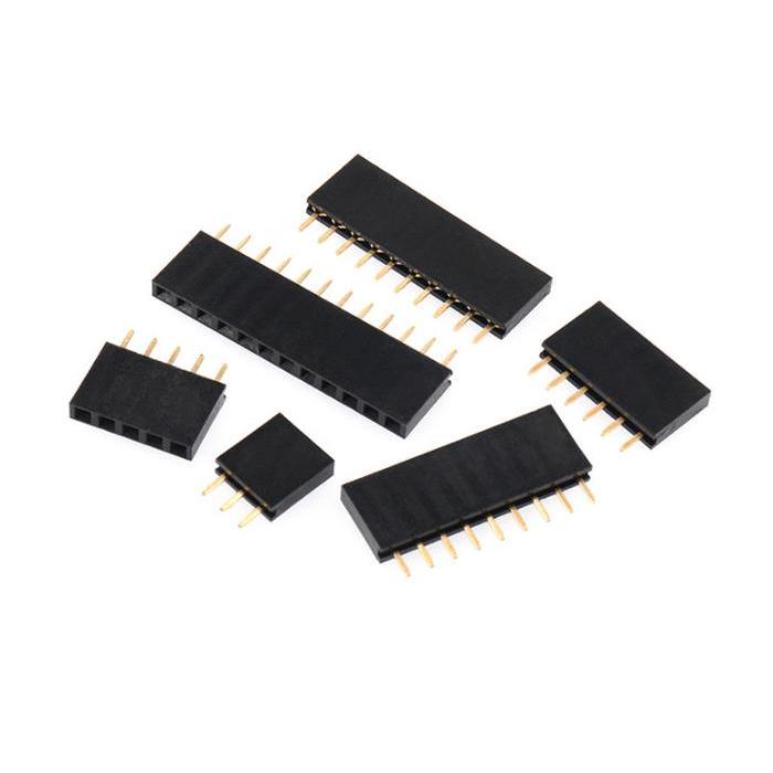 Jual Female Header 1x3 1x4 1x5 1x6 1x8 1x10 1x6 Straight Pin Lurus ...