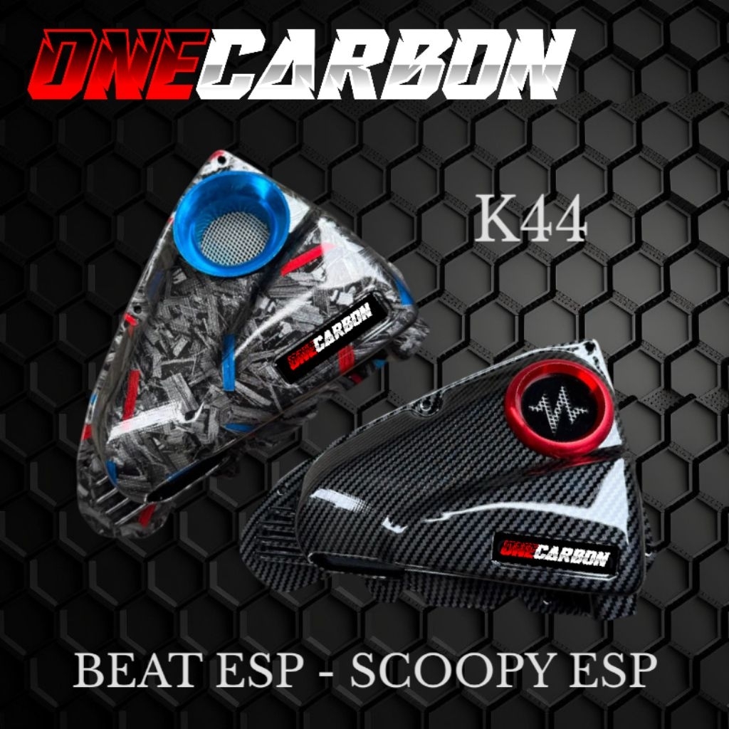 Jual CORONG UDARA TUTUP FILTER BEAT ESP CARBON FORGED K44 tutup filter ...