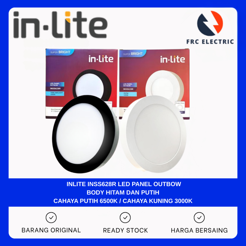 Jual Lampu Inlite INSS628R 12 Watt- Lampu Plafon Outbow 12 watt - Lampu ...
