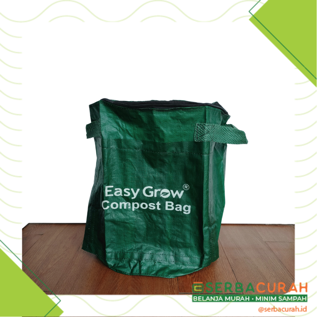 Jual Easy Grow Compost Bag 50 L | Komposter HDPE | Hijau | Shopee Indonesia