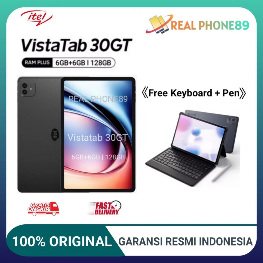 Jual iTel Vista Tab 30 GT 6/128GB-11inch IPS Full HD,Helio G99 Ultimate ...