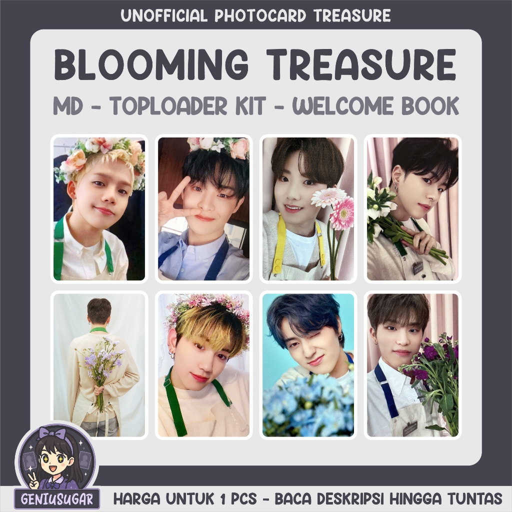 Jual [TREASURE] BLOOMING TREASURE UNOFFICIAL PHOTOCARD | Shopee Indonesia