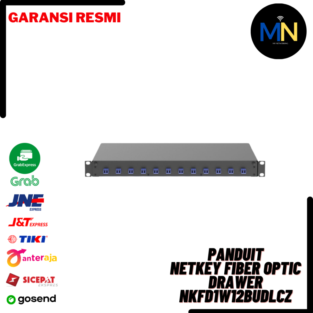 Jual PANDUIT NetKey Fiber Optic Drawer NKFD1W12BUDLCZ | Shopee Indonesia