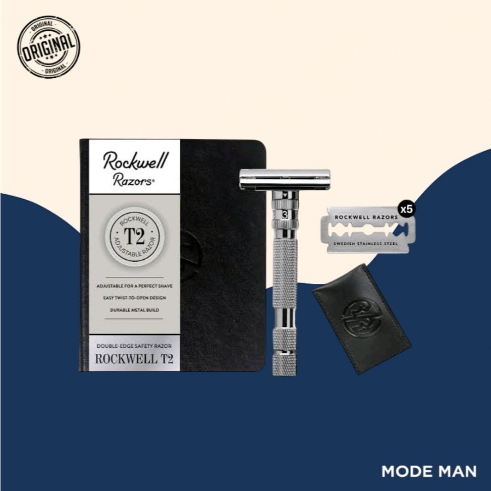 Jual Rockwell Razor T2 Grooming – Alat Cukur Pria Adjustable, Safety ...