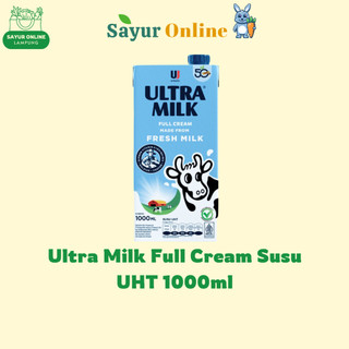 Susu Ultra Milk Full Cream  UHT 1L