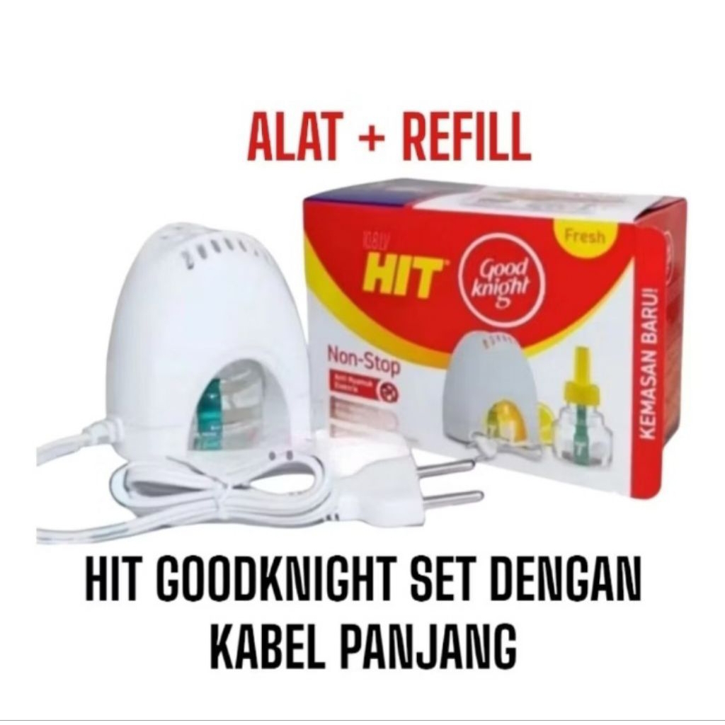 Jual Hit Non Stop Set Alat + Refill Obat Nyamuk Elektrik | Shopee Indonesia
