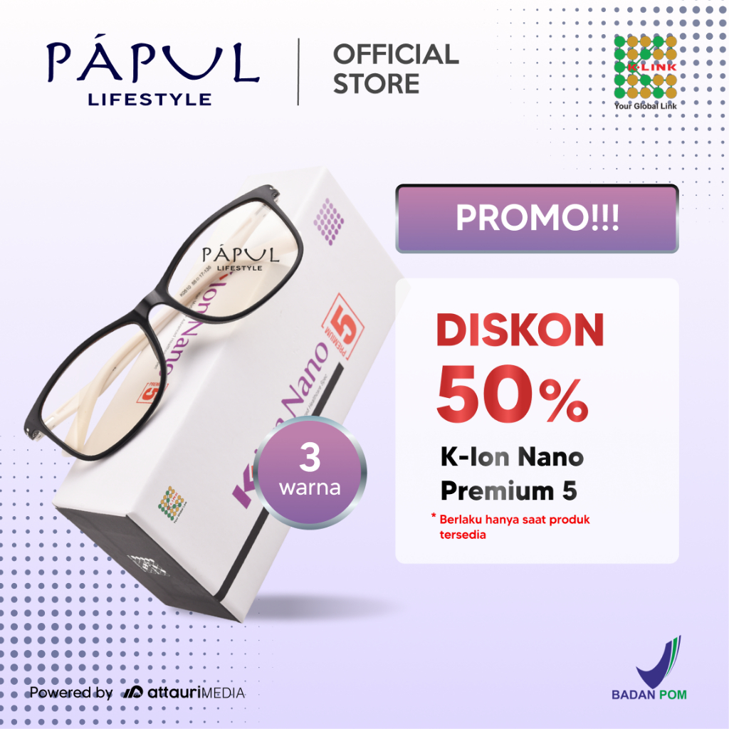 Jual K Ion Nano Premium 5 Kacamata Terapi Masa Kini Kacamata K Link ...