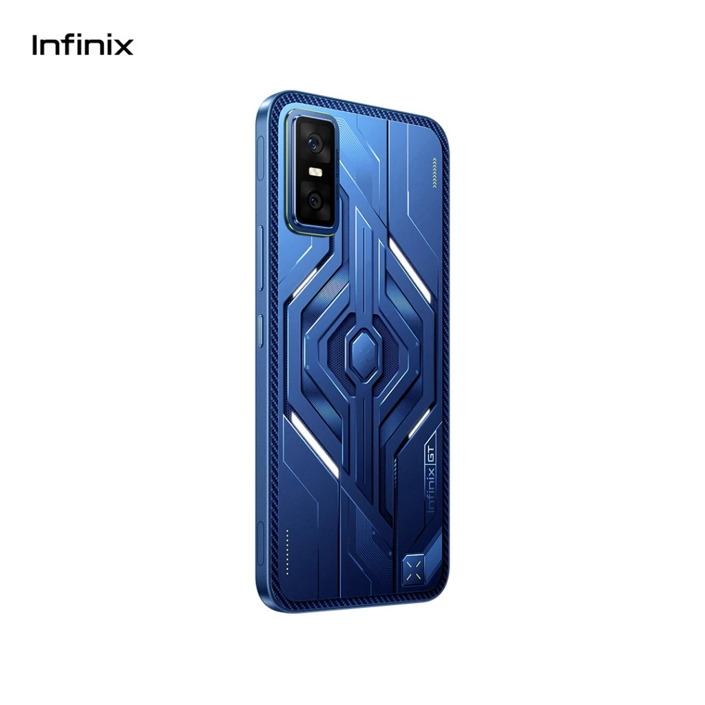 Desain belakang Infinix GT 30 5G dengan kamera 64MP
