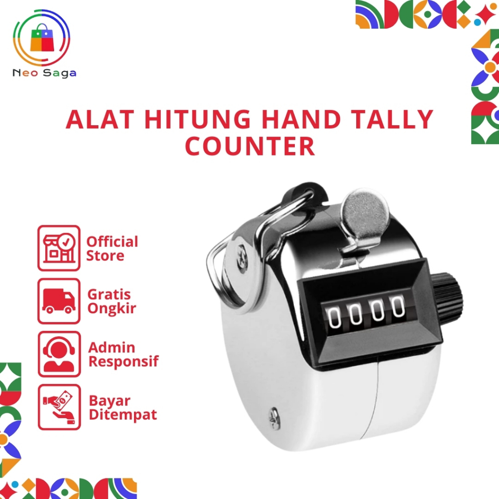 Jual Hand Tally Counter Tasbih Counter Alat Hitung | Shopee Indonesia