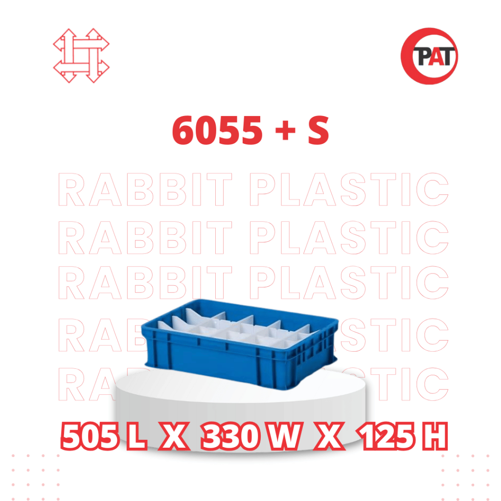 Jual Rabbit Container Plastik Rapat 6055+S | Shopee Indonesia